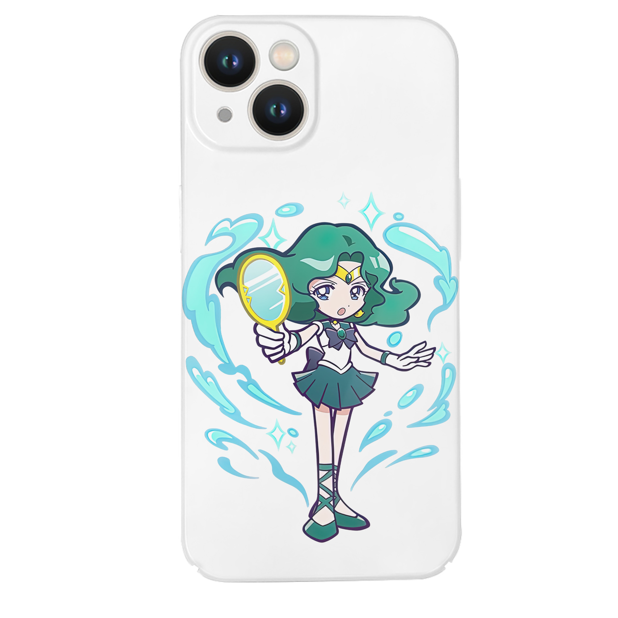 （画像用） 美少女戦士セーラームーン 海王 みちる（かいおう みちる） Sailor Moon Kaiou Michiru 【iPhone 14シリーズ対応】ハードケース